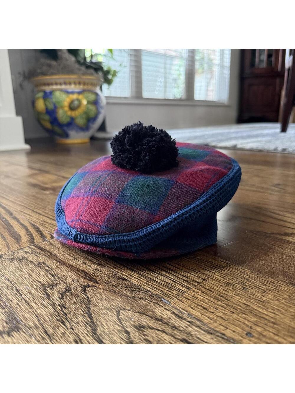 🏴󠁧󠁢󠁳󠁣󠁴󠁿🧶 Vintage Glenway Scottish Tartan Wool Cap